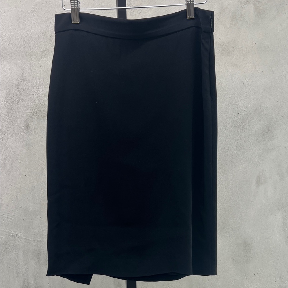 Valentino Classic Black Pencil Skirt
